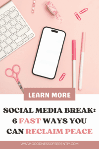 Phone set aside during a relaxing social media break.