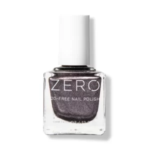 Silver Screen Nail Polish with metallic silver finish — elegant nails and trendy New Years nail color ideas.