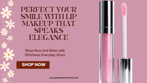 A shiny lip gloss tube displayed as part of trendy lip makeup products.