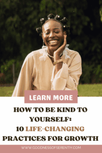 Woman smiling softly, illustrating how to be kind to yourself.