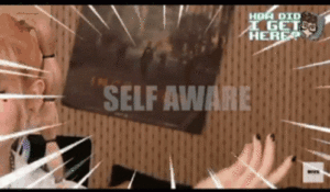 Singer showing how to have self-awareness confidently.