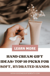 Person gently applying hand cream to their hands, showcasing a thoughtful hand cream gift idea focused on skincare and everyday self-care.