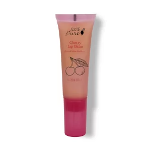Cherry lip balm for hydrated, soft lips, featuring a nourishing lip balm formula that helps moisturize dry, chapped lips and adds a natural glossy finish.