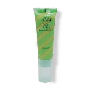 Organic mint lip balm made with natural ingredients to moisturize and nourish lips, helping soothe dry, chapped lips and leave them soft, smooth, and refreshed.