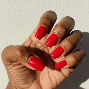 Red nails for valentine's day nails ideas.