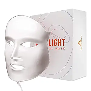 Aphrona® Moonlight LED Facial Mask FDA cleared, aesthetic beauty device for face and neck, high tech skincare gadget for at-home facial treatments and smart skincare routine.