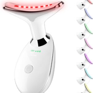 7 Color LED Facial Light Therapy Wand, high tech skincare device, aesthetic beauty device for at-home facial treatments, smart skincare device, and facial tool for face and neck.