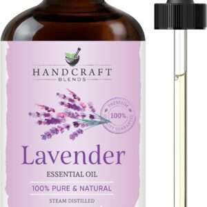 Handcraft Blends Lavender Essential Oil – natural aromatherapy oil for diffuser blends, skincare, relaxation, and essential oils aesthetic.