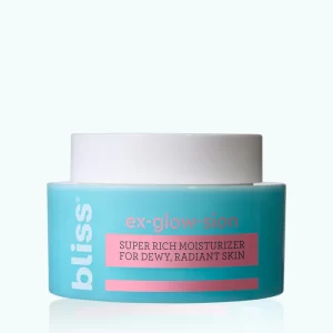 Ex-Glow-Sion Brightening Moisturizer aesthetic face moisturizer for moisturized skin, hydrating skincare routine, suitable for dry, combination, and oily skin.
