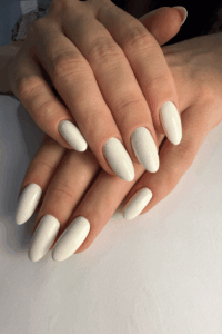 Elegant nail design with a polished finish for timeless spring nail ideas.
