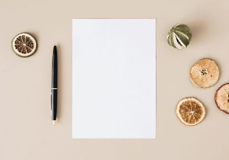 Self-care checklist on paper with a pen, daily, weekly, and monthly self-care ideas, self-care essentials, and printable template for women.