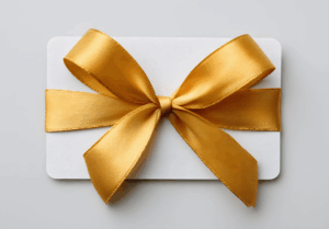 A beautifully designed gift card, perfect for creative gift card ideas.